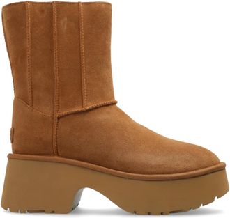 UGG Laarzen Classic Twin Seam New Heights - Dames - Winterlaarzen - Bruin - 41 EU - Su&egrave;de - Schoenen