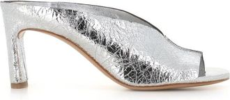 Del Carlo Metis Mule - Dames - Muiltjes - Grijs - 38 1/2 EU - Leer - Schoenen