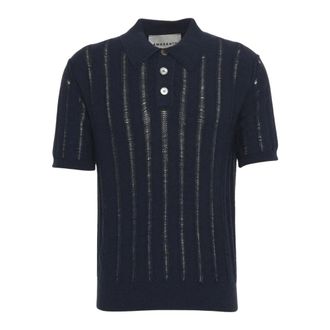 Amaranto Polo Shirts, male, Blue, Size: S Cotton Polo