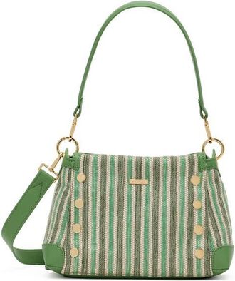Hammitt Medium Bryant Shoulder Bag in Pickle Stripe/gold at Nordstrom