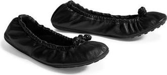 Bottega Veneta Fantasmina Ballerina Flat in Black at Nordstrom, Size 41