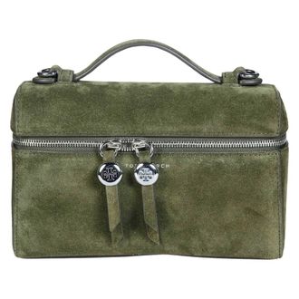 Tory Burch Romy Suede Slim Top Handle - Bags - Mujer - Verde - ONE SIZE