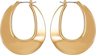 Vince Camuto Scoop Hoop Earrings in Gold Tone at Nordstrom Rack