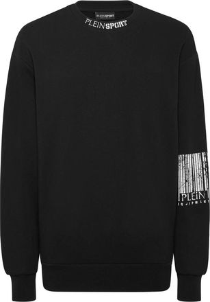 Plein Sport Heren, Sweatshirts & Hoodies, Zwart, Maat: XS