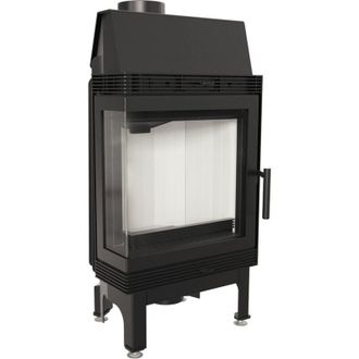 Kratki Kamineinsatz aus Stahl KRATKI BLANKA links 8 kW &Oslash; 160