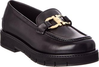 Ferragamo Ferragamo Maryan Lug Leather Loafer