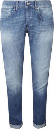 Dondup George Jeans - Heren - Slim Fit Jeans - Blauw - W36 - Katoen - Jeans