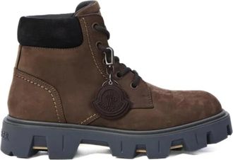 Moncler Pantoffels - Heren - Veterlaarzen - Bruin - 40 EU - Schoenen