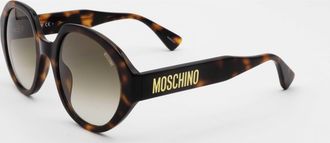 Moschino Womens 53mm Black Sunglasses