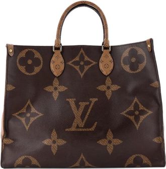 Louis Vuitton OnTheGo Reverse Monogram Giant GM shopper - Bruin
