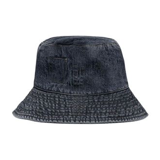 Rick Owens Gilligan Hoed - unisex - Accessoires - Blauw - Maat: M Katoen