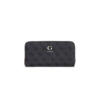 Guess Coleen Logo Lrg Zip Around - female - Guess - Wallets & Cardholders - Black - ONE SIZE - Accessories