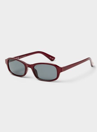 Simons Womens Estelle narrow rectangular sunglasses