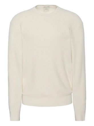 Calvin Klein textured sweater - men - Cotton - S - Neutrals