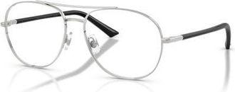 Jimmy Choo London 54mm Pilot optical glasses in Silver at Nordstrom
