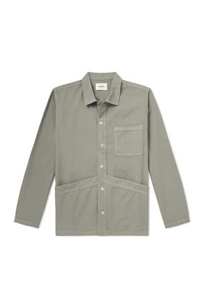 Folk Meyer Cotton-Herringbone Shirt