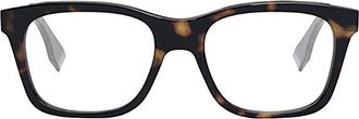 Fendi FE50030I052 Tortoiseshell Acetate Eyeglasses - Brown