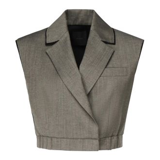 Pinko Pinko, Dames, Jassen, Bruin, Maat: L Katoen