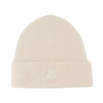 Isabel Marant Peeta Muts - Dames - Hoeden - Beige - ONE Size - Wol - Accessoires