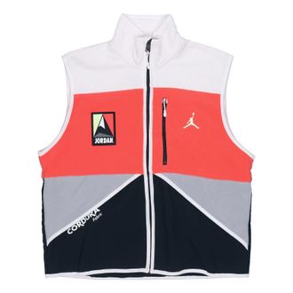 Nike Jordan Air Jordan Winter Utility Vests White orange black CW5985-100