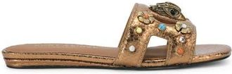 Kurt Geiger Eagle Hardware Slide Sandal in Open Brown at Nordstrom, Size 6.5Us