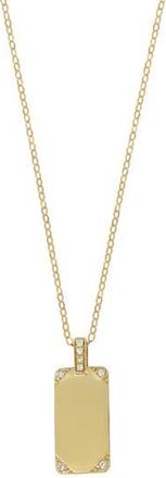 Bony Levy BL Icon Diamond Tag Pendant Necklace in 18K Yellow Gold at Nordstrom Rack