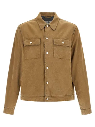 Maison Margiela Cotton blue Mens Jacket
