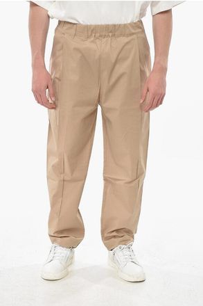 Laneus Casual Cotton Pants With Tone-On-Tone Logo size 52