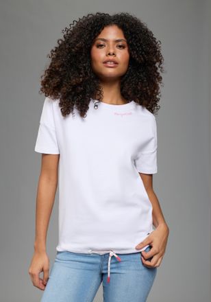 Kangaroos Sweatshirt KANGAROOS, Damen, Gr. 32/34, wei&szlig;, Interlock, Obermaterial: 100% Baumwolle, figurumspielend h&uuml;ftlang, Rundhals, Sweatshirts Sweatshirt, Cas