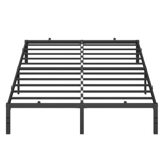 Vasagle Marco de cama doble de metal de 160 x 200 cm de color negro