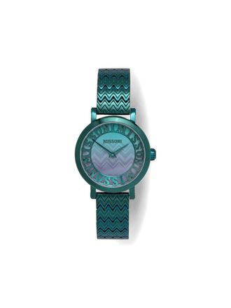 Missoni Zigzag Teal 36 mm - Groen