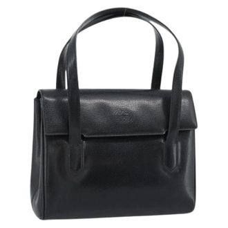Gucci Pre-owned Vintage Hand Bag - Dames - Vintage Handtas - Zwart - ONE Size - Leer - Vintage