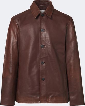 STUDIO NICHOLSON Leather jacket