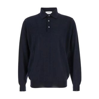 Lardini Heren, Tops, Blauw, Maat: M Wol