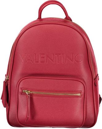 Mario Valentino Red Polyurethane Womens Womens Backpack