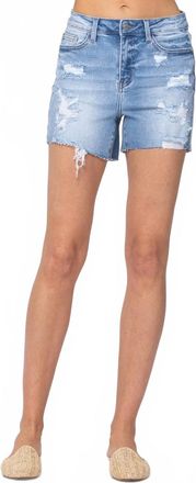 Judy Blue Cut Off Shorts In Light Blue