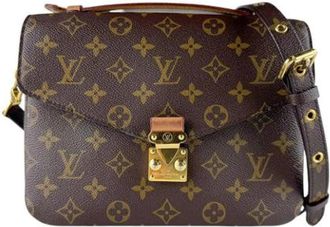 Louis Vuitton Pre-owned Pochette Schoudertas - Dames - Vintage Handtas - Bruin - ONE Size - Vintage