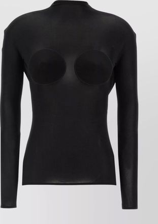 Jean Paul Gaultier backless jersey top