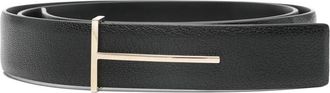 Tom Ford T Buckle Leather Belt