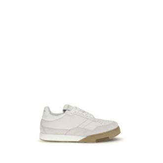 Givenchy White Calf Leather Bos Taurus Chunky Mens Sneakers