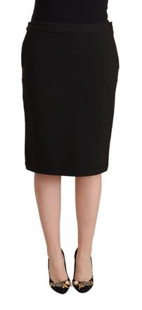 Gianfranco Ferre Straight Pencil Cut Knee Length Womens Skirt