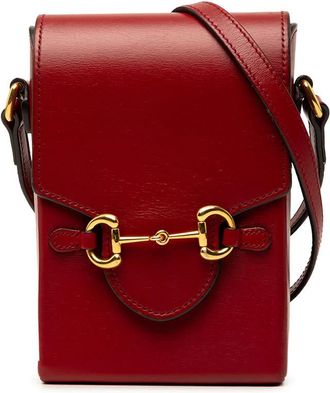 Gucci Pre-owned Gucci Mini Calfskin Horsebit 1955 Crossbody Ladies CM3CKE39Z7OWA1EF