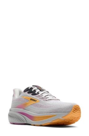 Brooks Ghost 17 Running Shoe in Oyster/Apricot/Pink at Nordstrom, Size 8.5
