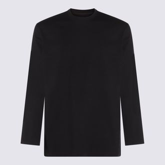 Yohji Yamamoto Black Cotton T-Shirt