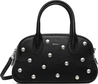 Bally Unda shopper met studs - Zwart