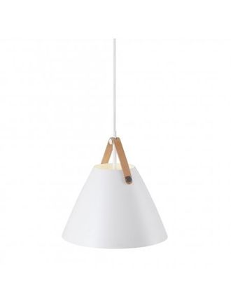 Nordlux L&aacute;mpara Colgante Strap 27, Color Blanco, N&uacute;mero De Serie 84333001