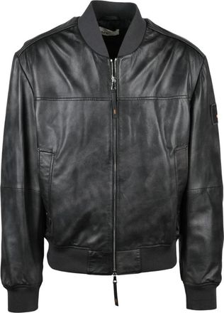 Dekker Ourgan Bomberjack - Heren - Bomber jackets - Zwart - 2XL - Leer - Jassen