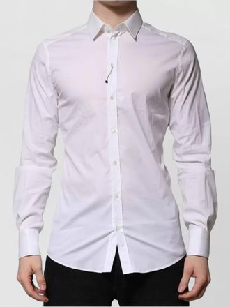 Dolce & Gabbana cotton long-sleeve formal shirt
