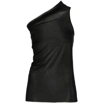 Rick Owens Athena T-Shirt - female - Rick Owens - Sleeveless Tops - Black - S - Tops