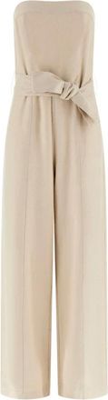 Guess Jackie Linen Jumpsuit - Dames - Jumpsuits - Wit - XS - Linnen - Jumpsuits & Playsuits